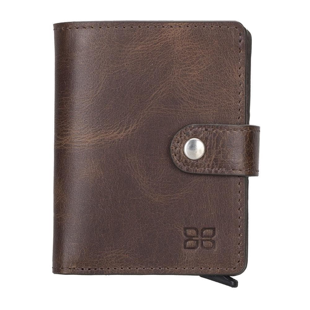 Bouletta Palermo Zip Mechanical Leather Card Holder