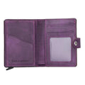 Bouletta Palermo Zip Mechanical Leather Card Holder