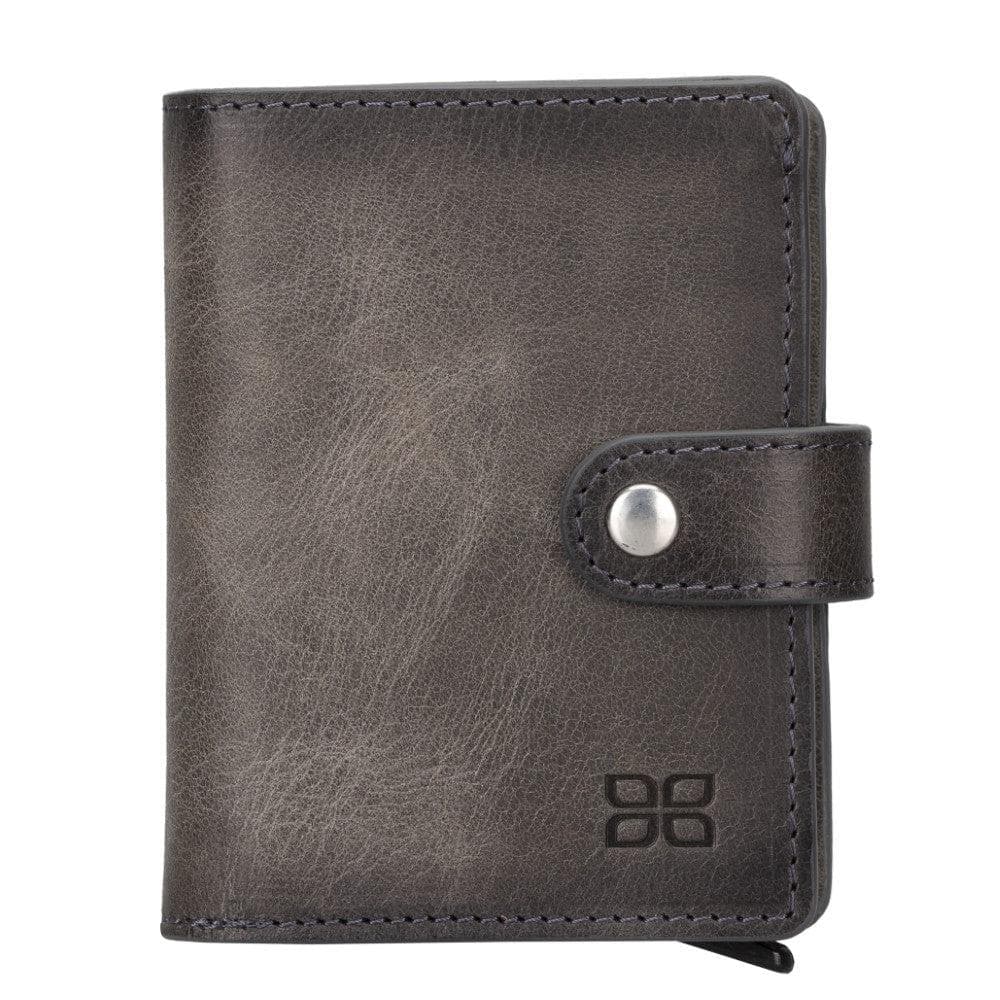 Bouletta Palermo Zip Mechanical Leather Card Holder