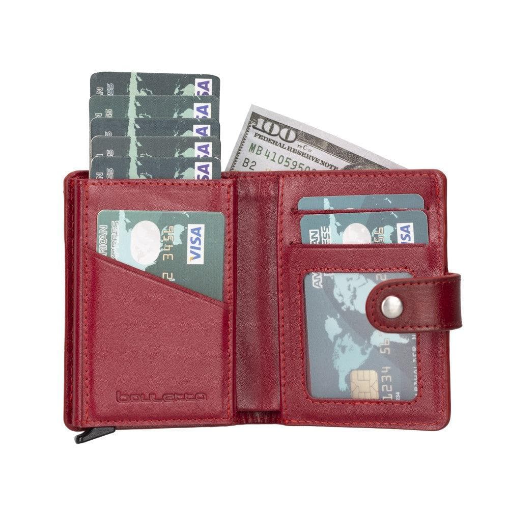 Bouletta Palermo Zip Mechanical Leather Card Holder