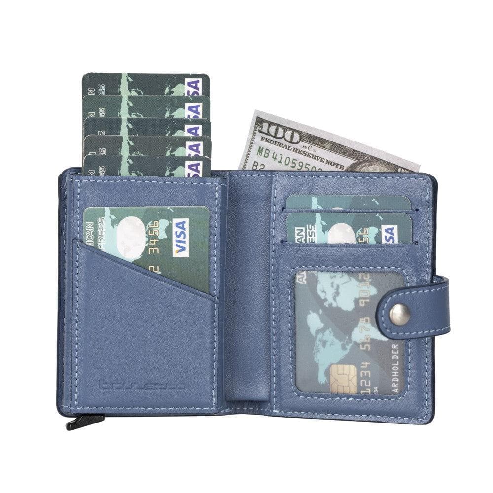 Bouletta Palermo Zip Mechanical Leather Card Holder