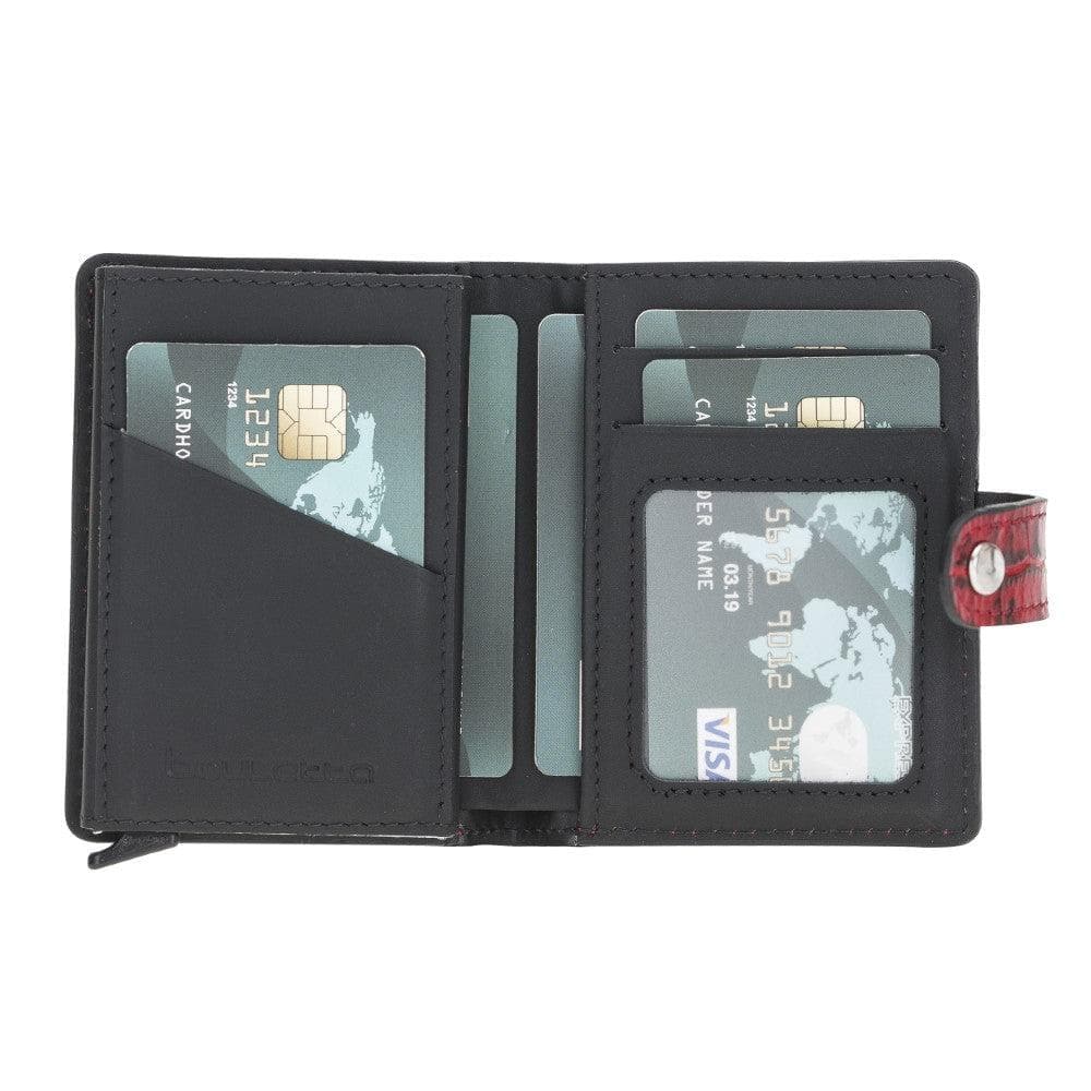 Bouletta Palermo Zip Mechanical Leather Card Holder