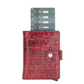 Bouletta Palermo Zip Mechanical Leather Card Holder