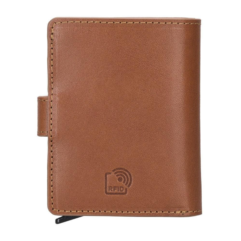 Bouletta Palermo Zip Mechanical Leather Card Holder