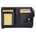 Bouletta Palermo Zip Mechanical Leather Card Holder