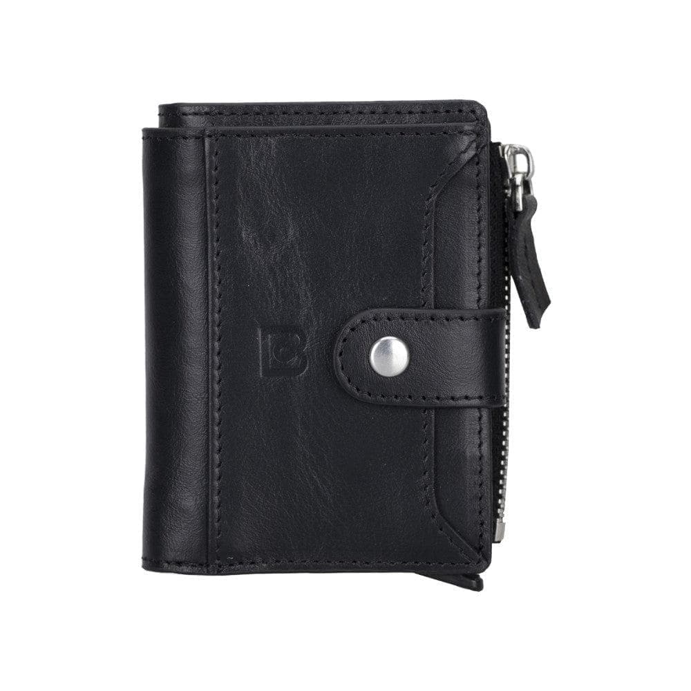 Bouletta Palermo Zip Mechanical Leather Card Holder