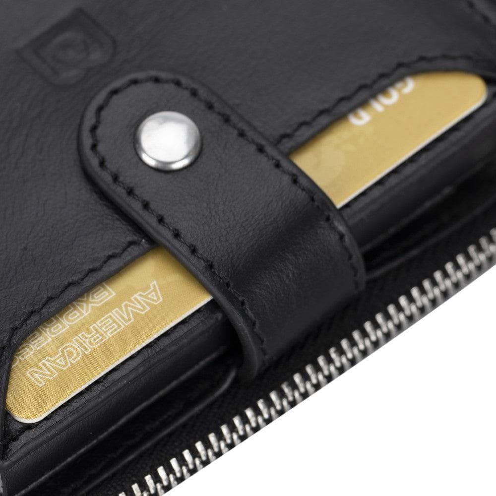 Bouletta Palermo Zip Mechanical Leather Card Holder