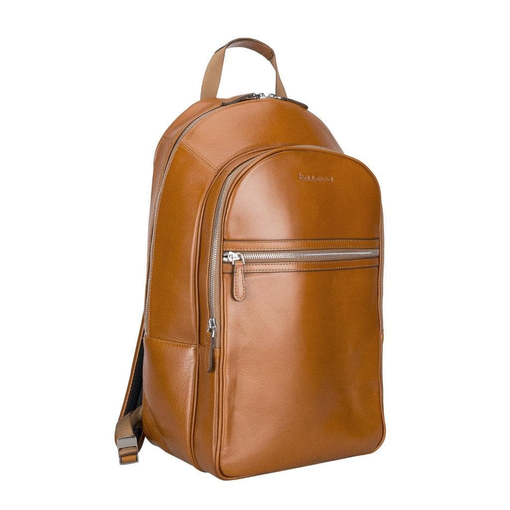 Bouletta Pella Genuine Leather Backpack & Rucksack - Handmade and Customizable Tan