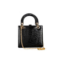 Bouletta Pinny Geniune Leather Women’s Bag Black Croco