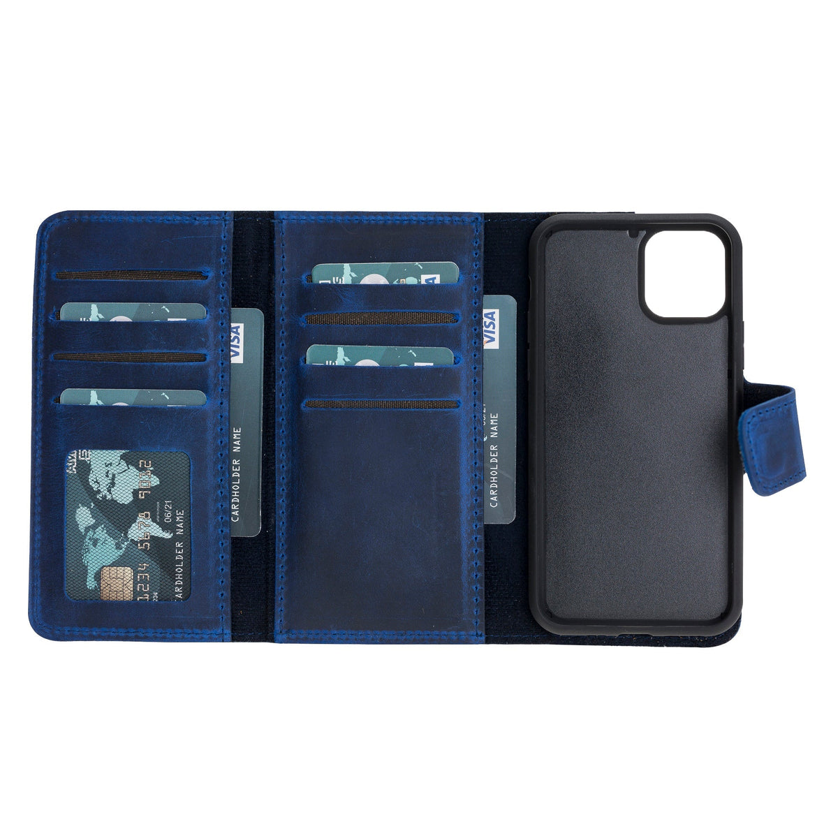 Santa iPhone 11 Pro Leather Detachable Wallet Case