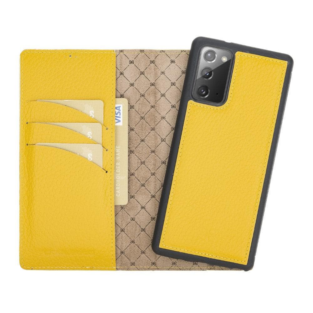 Magic Abnehmbar Leder Wallet Case für Samsung Galaxy Note 20 Ultra aus echtem Leder