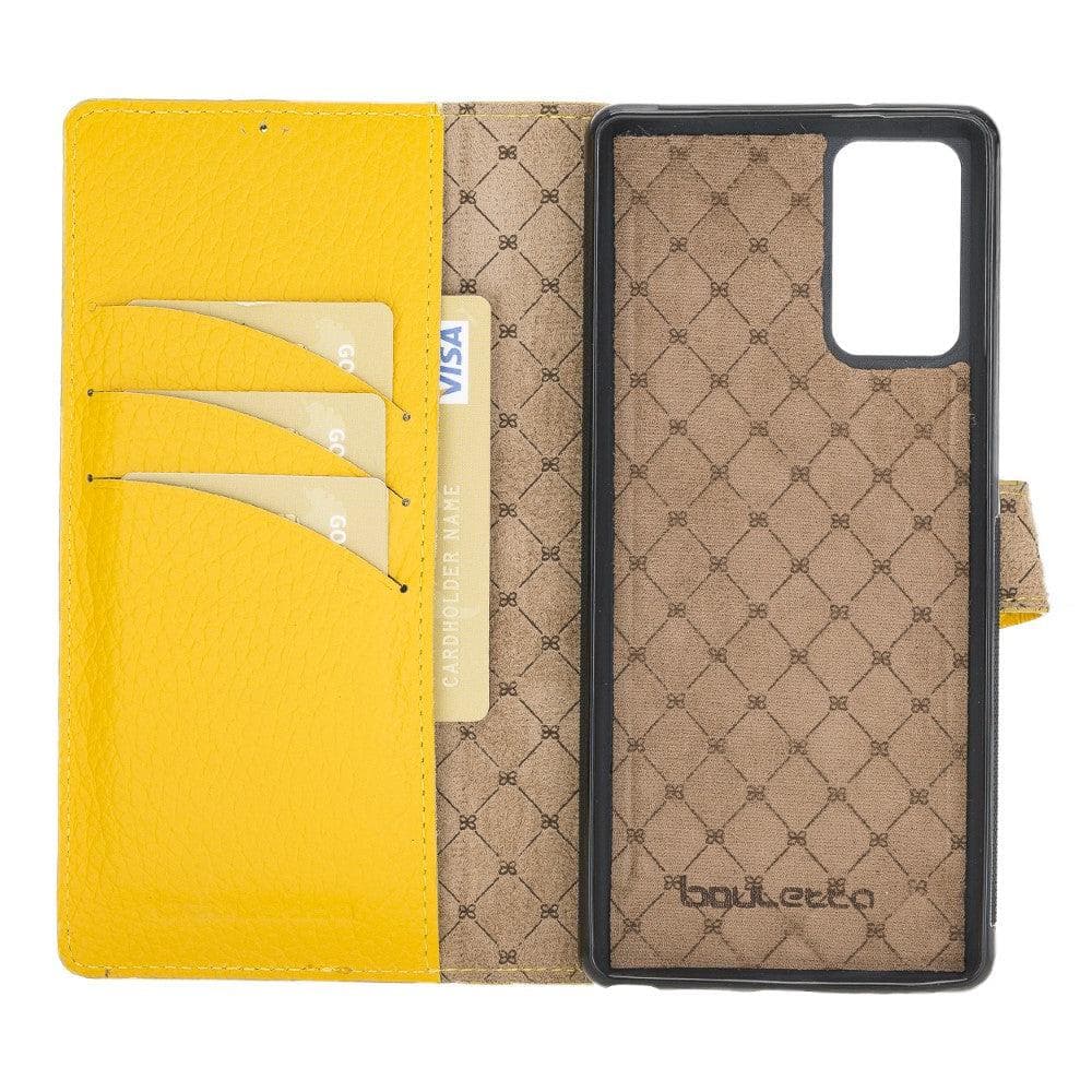 Magic Abnehmbar Leder Wallet Case für Samsung Galaxy Note 20 Ultra aus echtem Leder