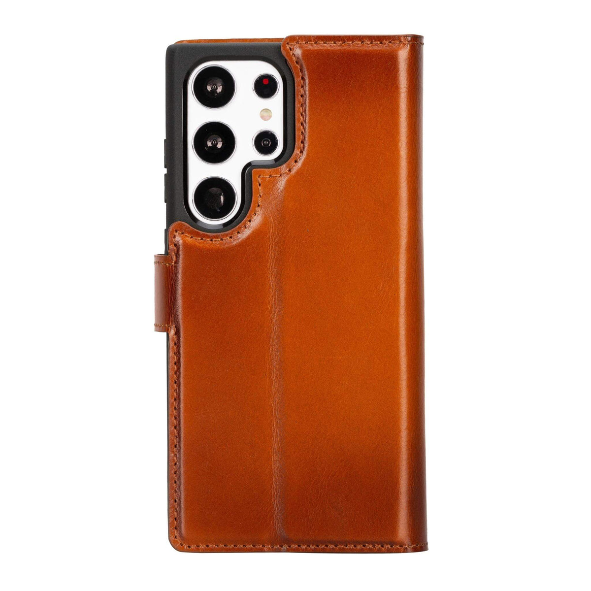 Magic Abnehmbar Leder Wallet Case für Samsung Galaxy S23 Ultra aus echtem Leder