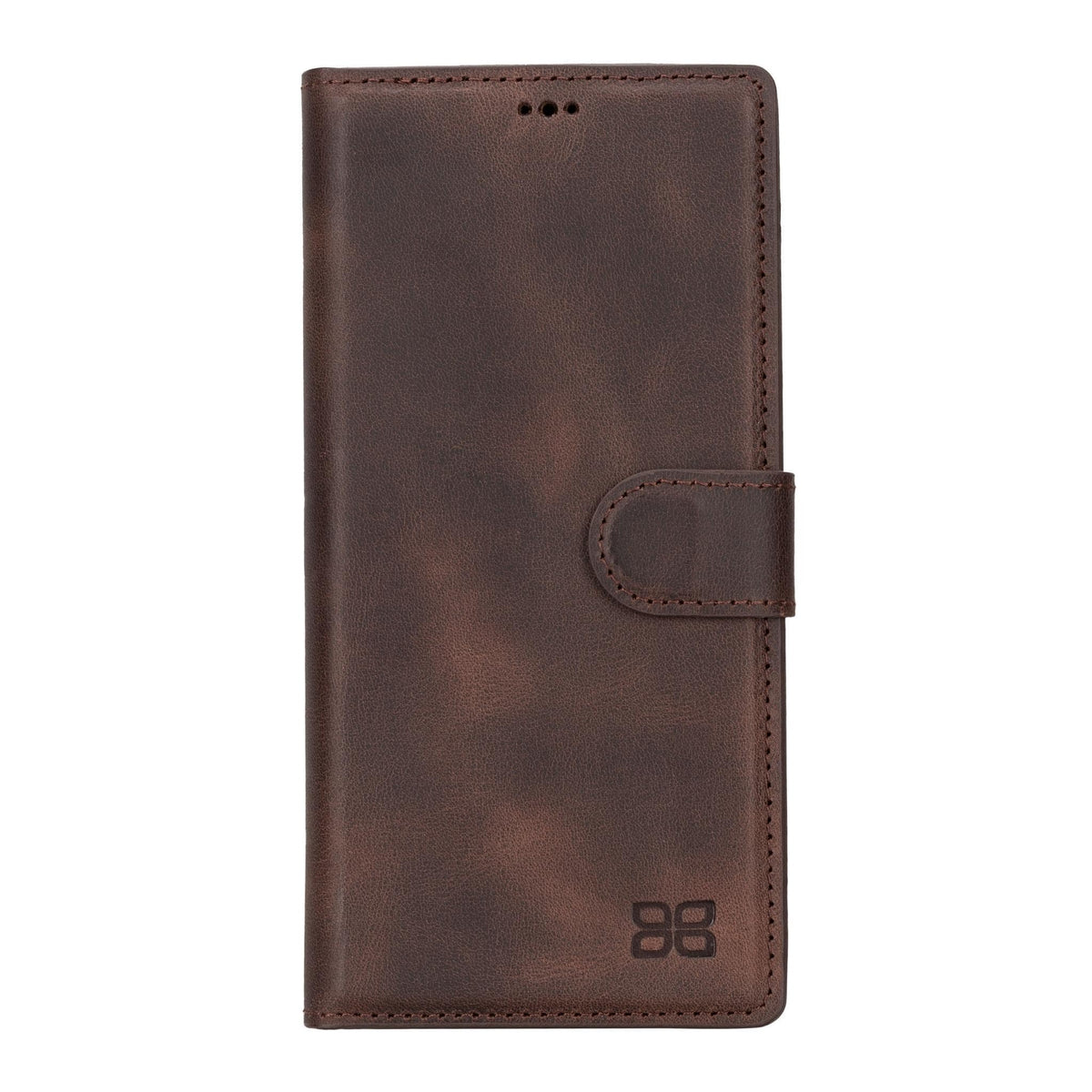 Magic Abnehmbar Leder Wallet Case für Samsung Galaxy S23 Ultra aus echtem Leder