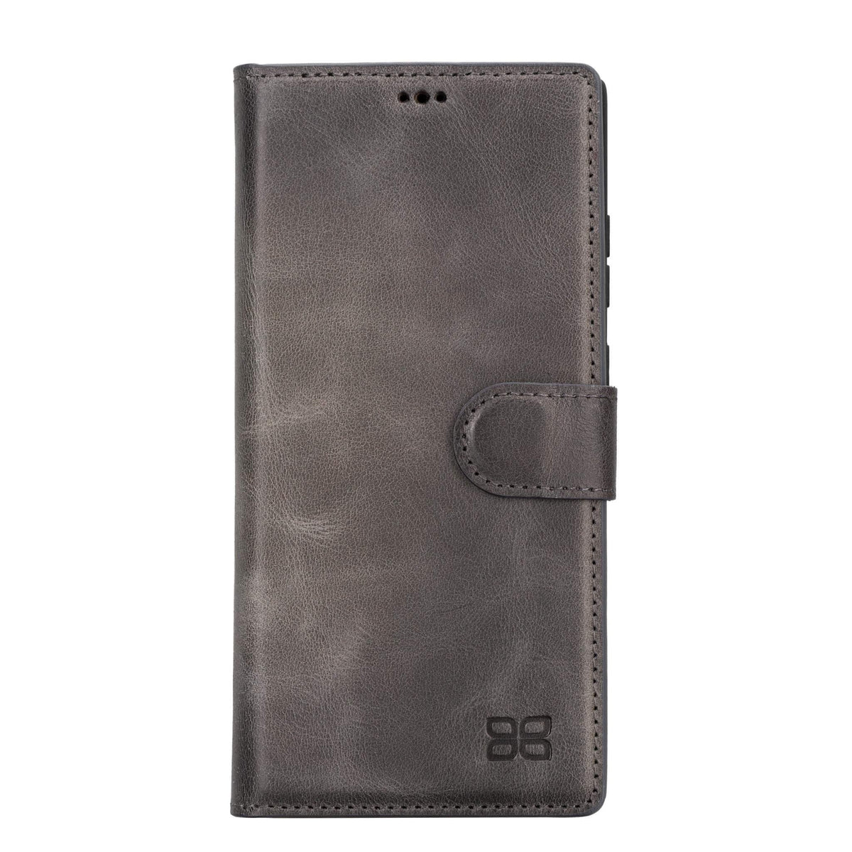 Magic Abnehmbar Leder Wallet Case für Samsung Galaxy S23 Ultra aus echtem Leder