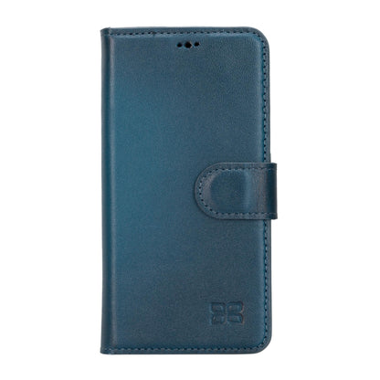 Magic Abnehmbar Leder Wallet Case für Samsung Galaxy S23 aus echtem Leder