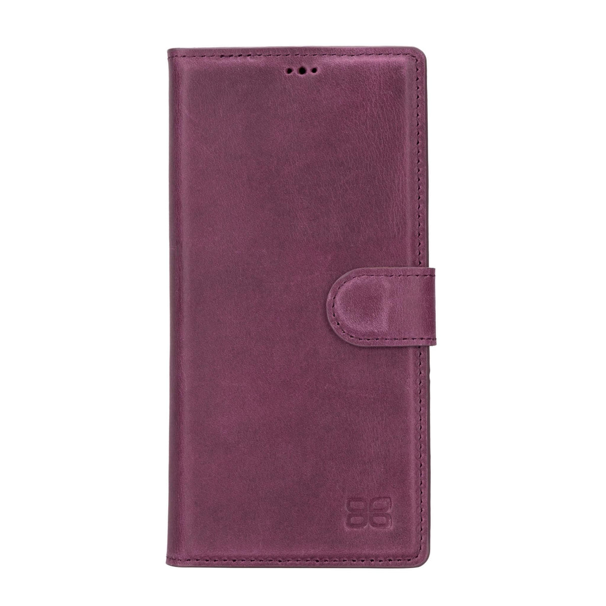 Magic Abnehmbar Leder Wallet Case für Samsung Galaxy S23 aus echtem Leder