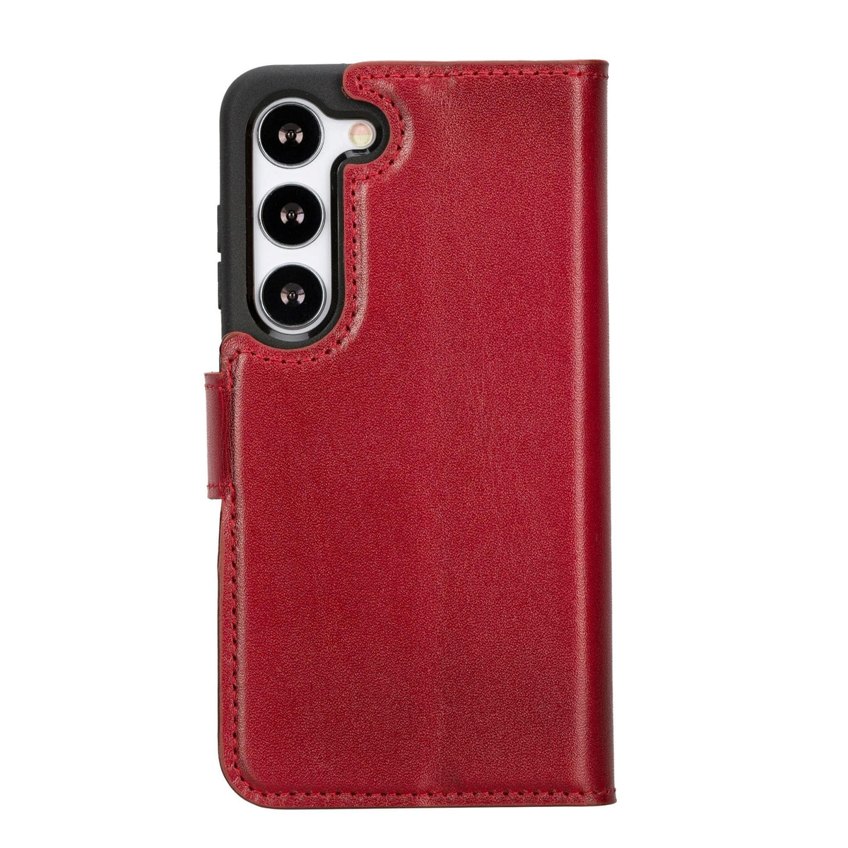 Magic Abnehmbar Leder Wallet Case für Samsung Galaxy S23 Plus aus echtem Leder