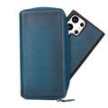 Bouletta Samsung Galaxy S23 Series Zippered Leather Wallet Cases - PMW