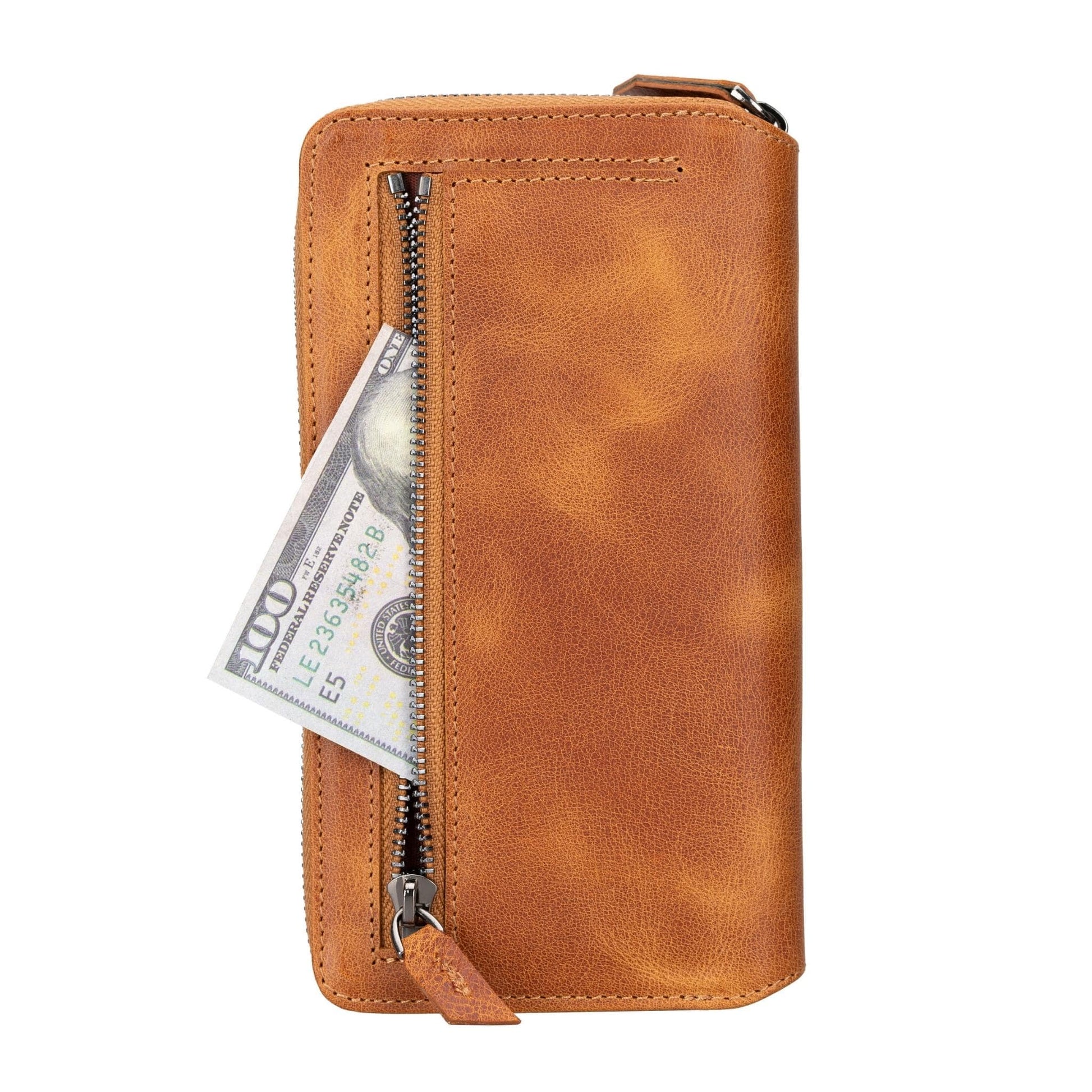 Bouletta Samsung Galaxy S23 Series Zippered Leather Wallet Cases - PMW