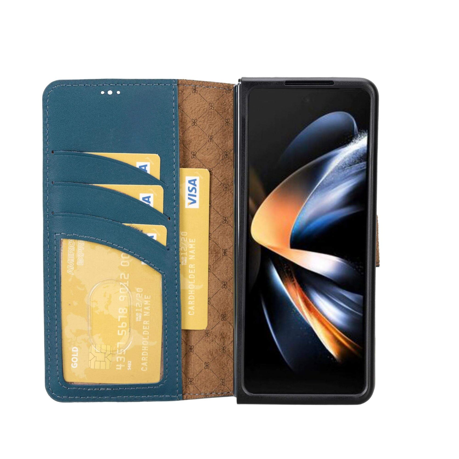 Bouletta Samsung Galaxy Z Fold 4 Detachable Leather Wallets - MW