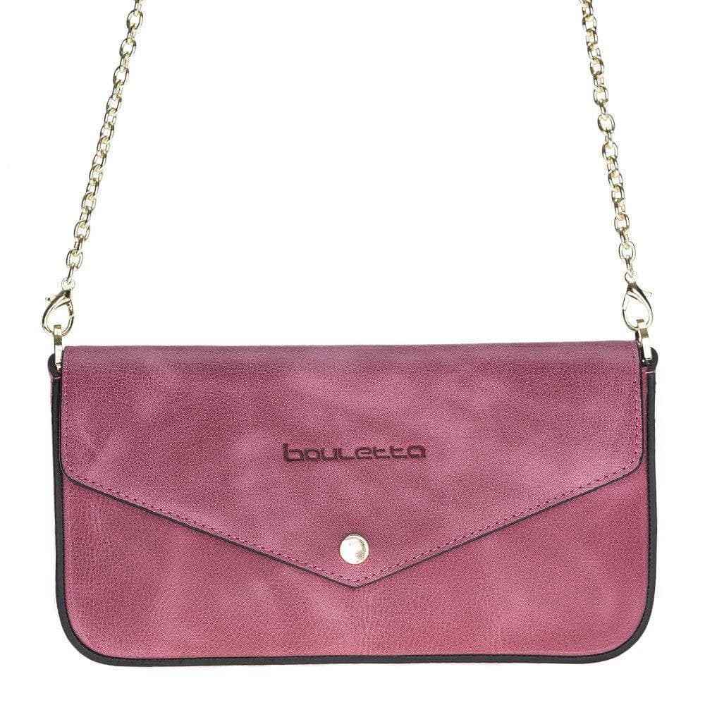 Bouletta Tria Leather Women Clutch Bag Light Pink