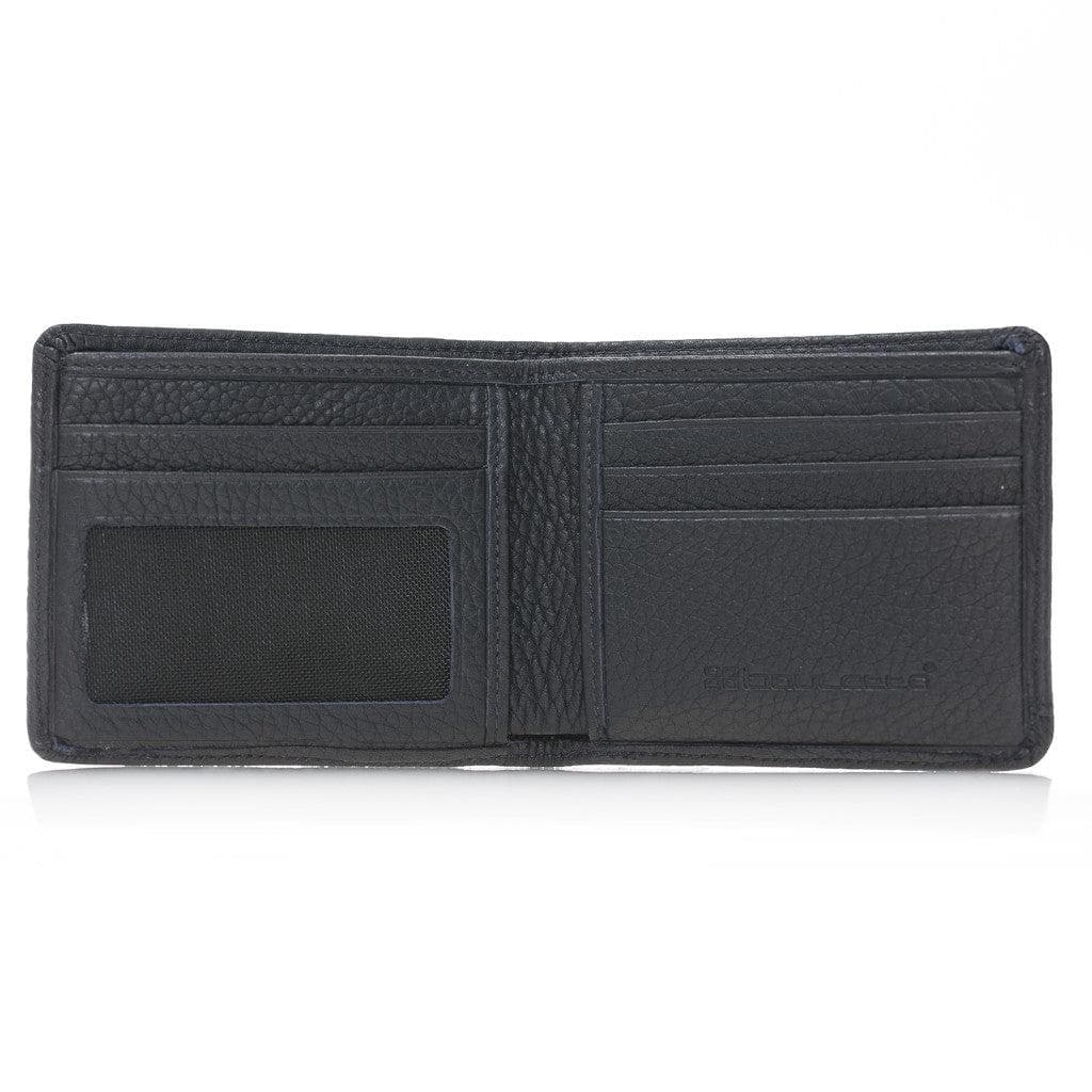 Bouletta Pier Handmade and Personalised Genuine Leather Wallet for Men's Floater Dark Gray